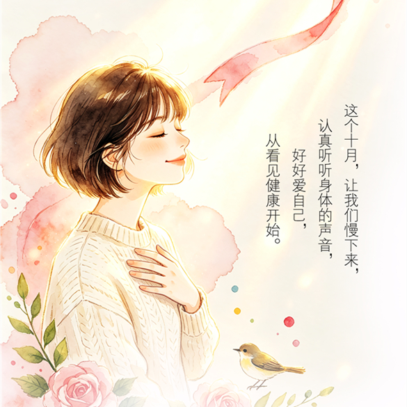【健康科普】乳腺癌防治宣传月——这个十月，想温柔地抱抱你